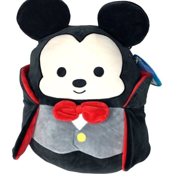 Squishmallows Disney Halloween Mickey Mouse Vampire,‎ 12" - Picture 1 of 4